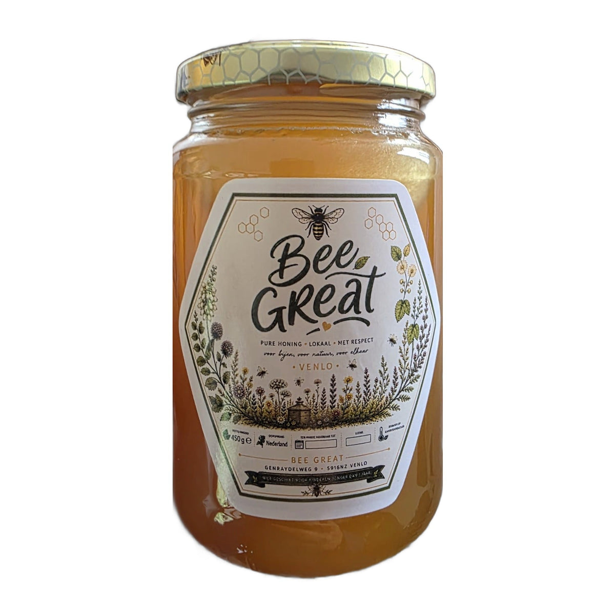 Pot Bee Great voorjaarshoning van 450 gram
